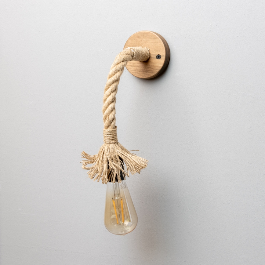 Brilagi - Wandleuchte KOS 1xE27/60W/230V Buche