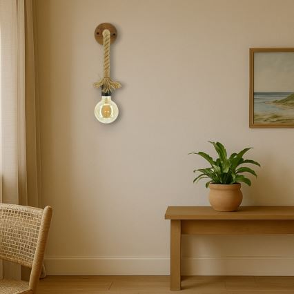 Brilagi - Wandleuchte KOS 1xE27/60W/230V Buche