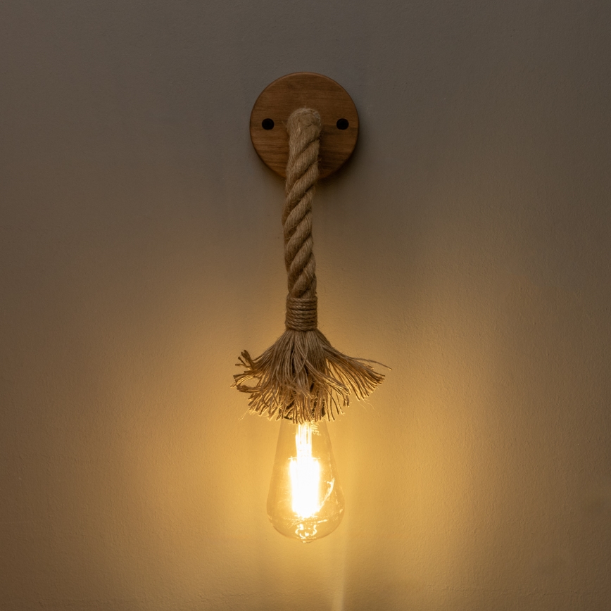 Brilagi - Wandleuchte KOS 1xE27/60W/230V Buche