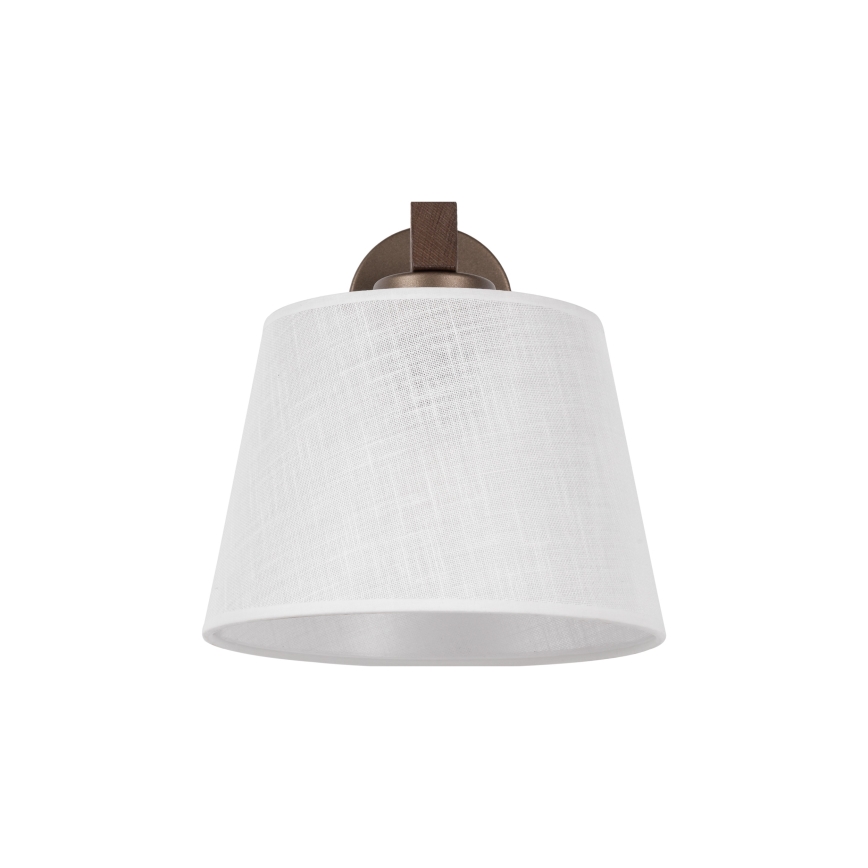 Brilagi - Wandleuchte LATTE 1xE27/15W/230V Kiefernholz/weiß