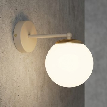 Brilagi - Wandleuchte MILO ECRU 1xE27/60W/230V beige/gold