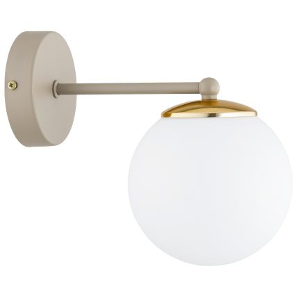 Brilagi - Wandleuchte MILO ECRU 1xE27/60W/230V beige/gold
