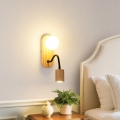 BRILAGI - Wandleuchte MODERN WOOD 1xG9/5W/230V + 1xGU10/8W aus Holz