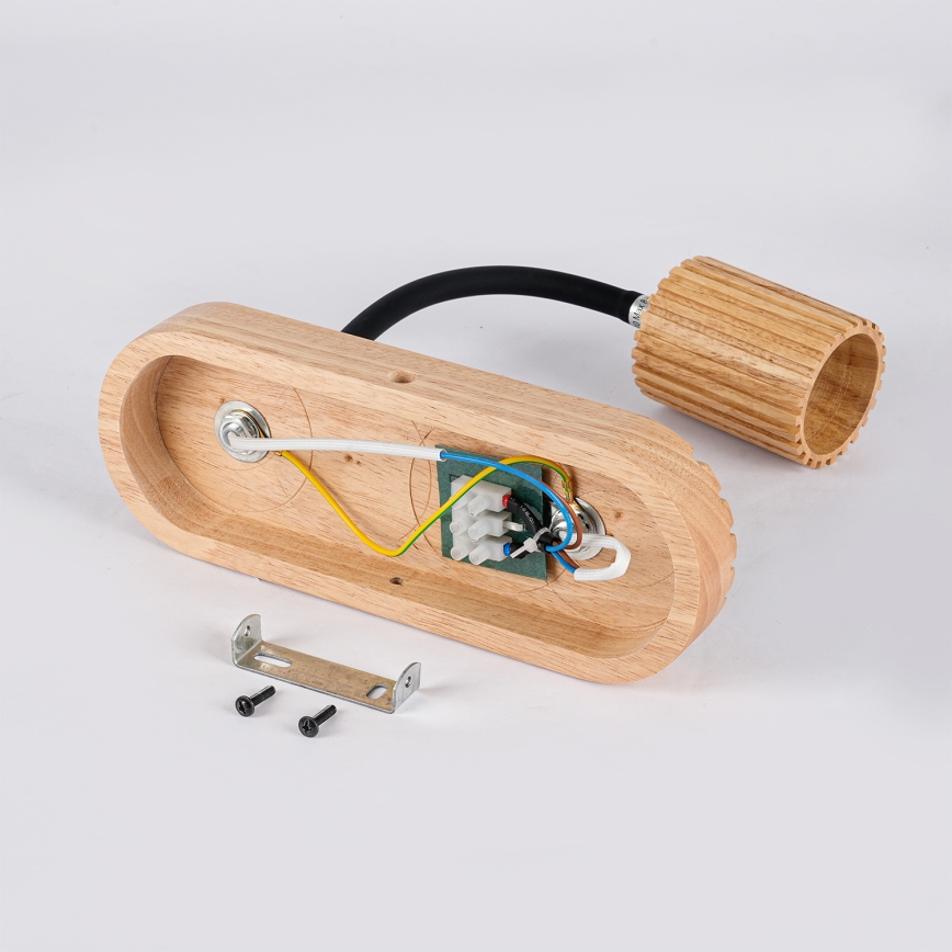 Brilagi - Wandleuchte MODERN WOOD 1xG9/5W/230V + 1xGU10/8W aus Holz