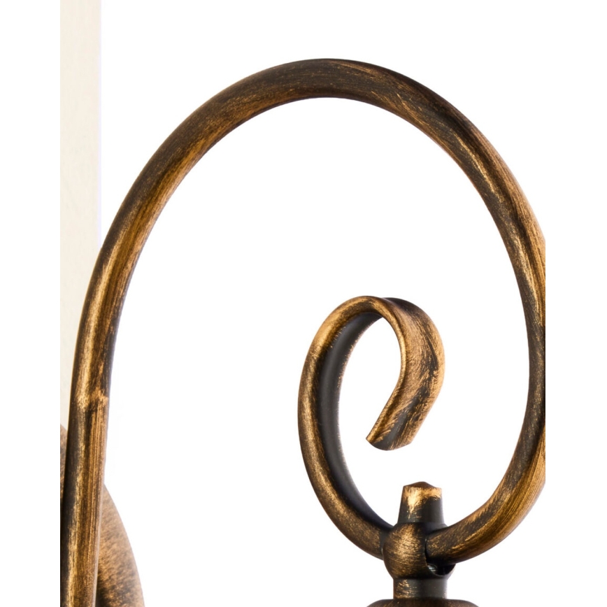 BRILAGI - Wandleuchte MOLLERO 1xE27/15W/230V Bronze/Patina