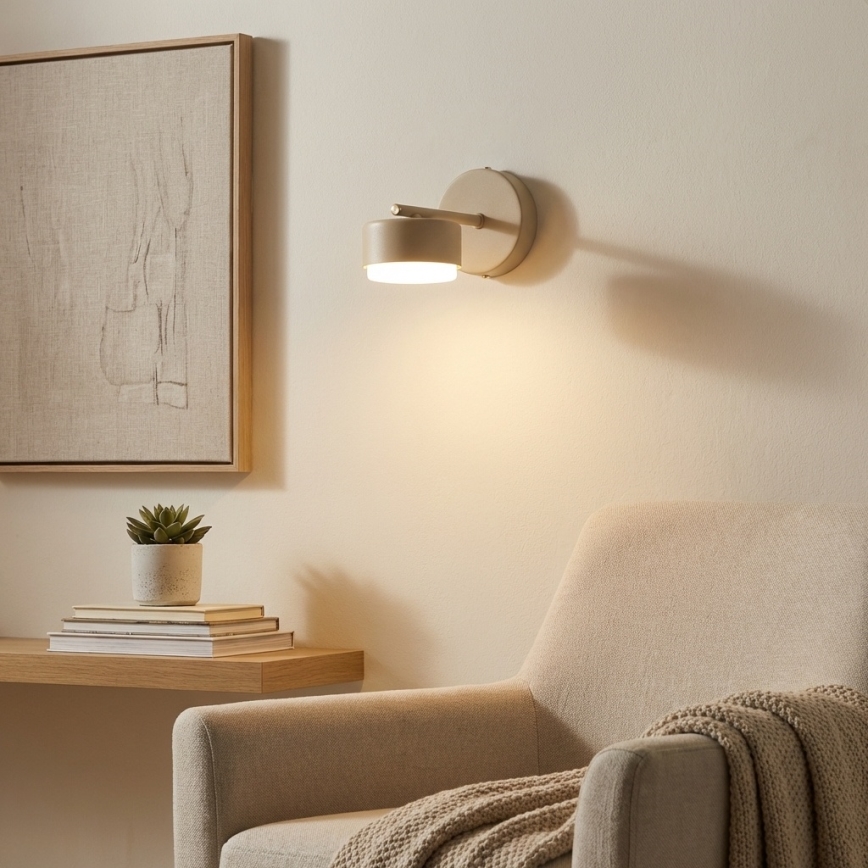 Brilagi - Wandleuchte MONO 1xGX53/12W/230V beige