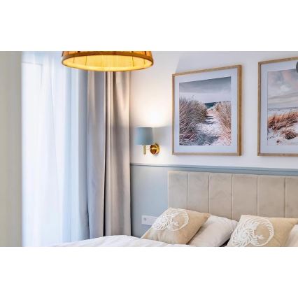 Brilagi - Wandleuchte MONTE 1xE27/15W/230V blau/gold