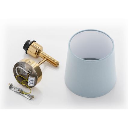 Brilagi - Wandleuchte MONTE 1xE27/15W/230V blau/gold