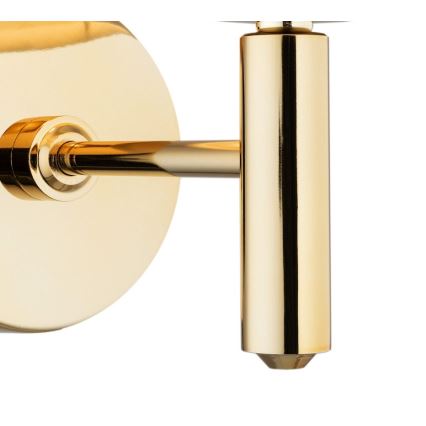 Brilagi - Wandleuchte MONTE 1xE27/15W/230V braun/gold
