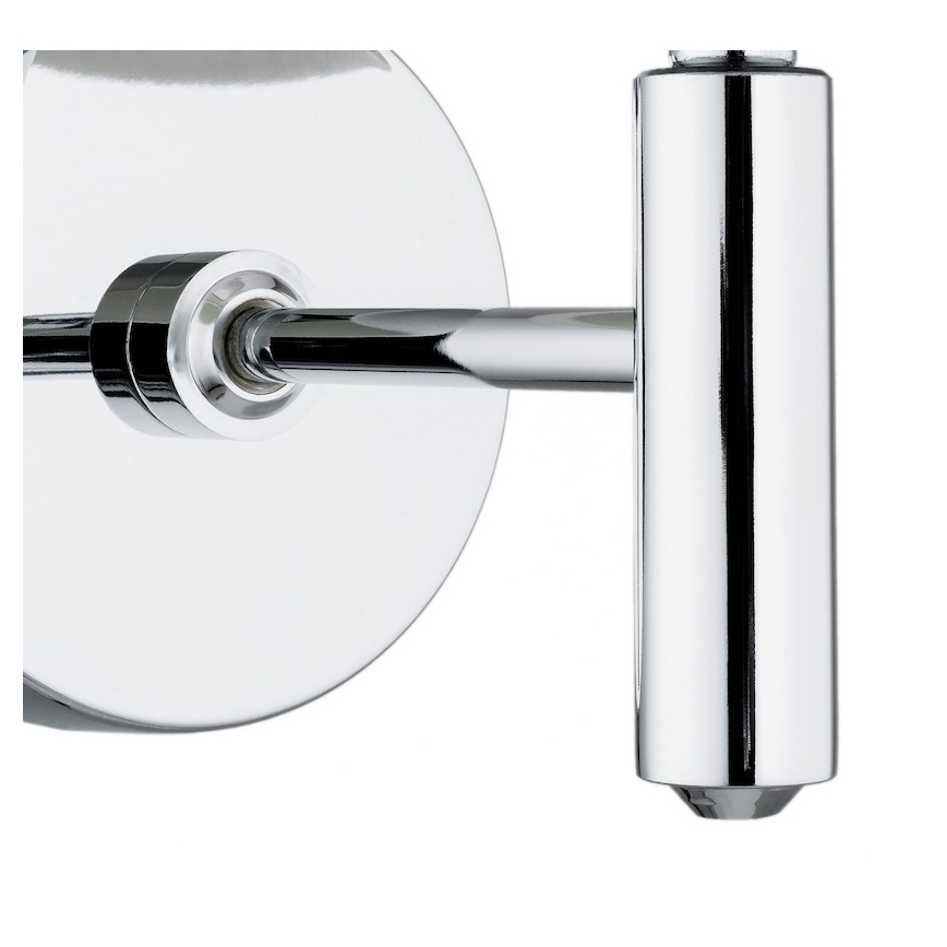 BRILAGI - Wandleuchte MONTE 1xE27/60W/230V beige/glänzender Chrom