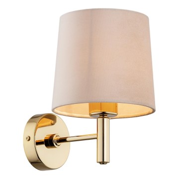 Brilagi - Wandleuchte MONTE 1xE27/60W/230V beige/goldfarben
