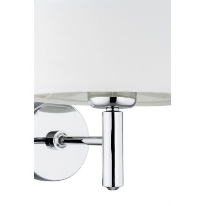 Brilagi - Wandleuchte MONTE 1xE27/60W/230V cremefarben/hochglanzchrom
