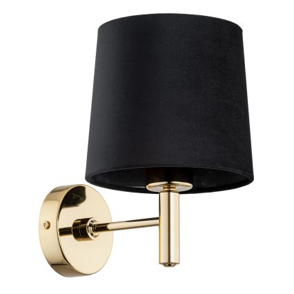 Brilagi - Wandleuchte MONTE 1xE27/60W/230V schwarz/gold