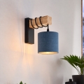 BRILAGI - Wandleuchte NUBILA 1xE27/60W/230V braun/schwarz/dunkelblau