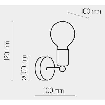 Brilagi - Wandleuchte OMBORO 1xE27/60W/230V