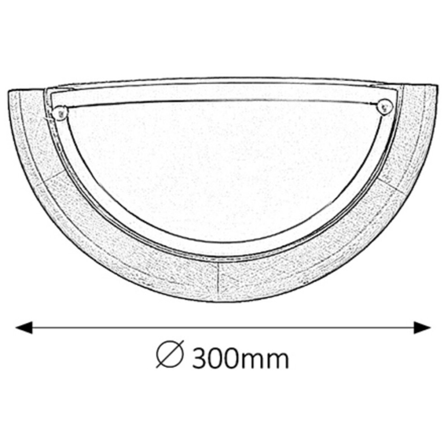Brilagi - Wandleuchte ORBIS 1x E27/60W/230V 30 cm Kiefer