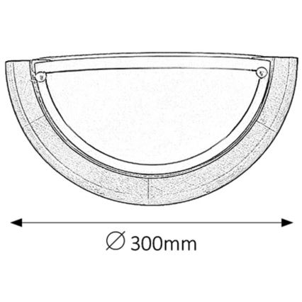 Brilagi - Wandleuchte ORBIS 1x E27/60W/230V 30 cm Kiefer