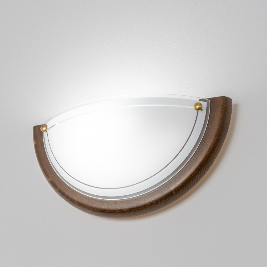 Brilagi - Wandleuchte ORBIS 1xE27/60W/230V 30 cm Kiefer