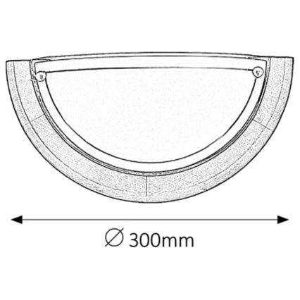 Brilagi - Wandleuchte ORBIS 1xE27/60W/230V 30 cm Kiefer