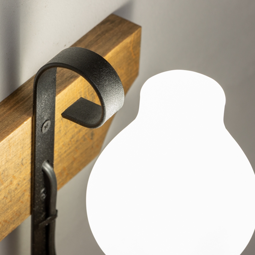 Brilagi - Wandleuchte QUEEN 1xE14/40W/230V Buche