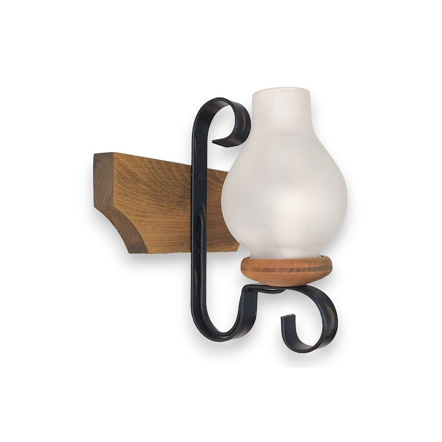 Brilagi - Wandleuchte QUEEN 1xE14/40W/230V Buche