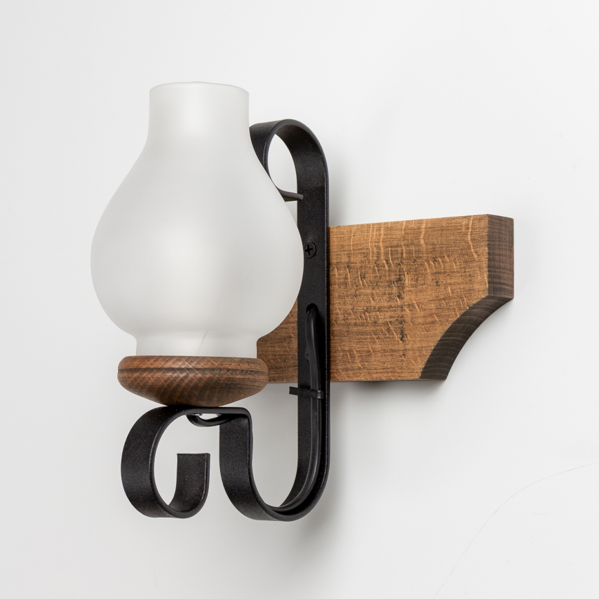 Brilagi - Wandleuchte QUEEN 1xE14/40W/230V Buche