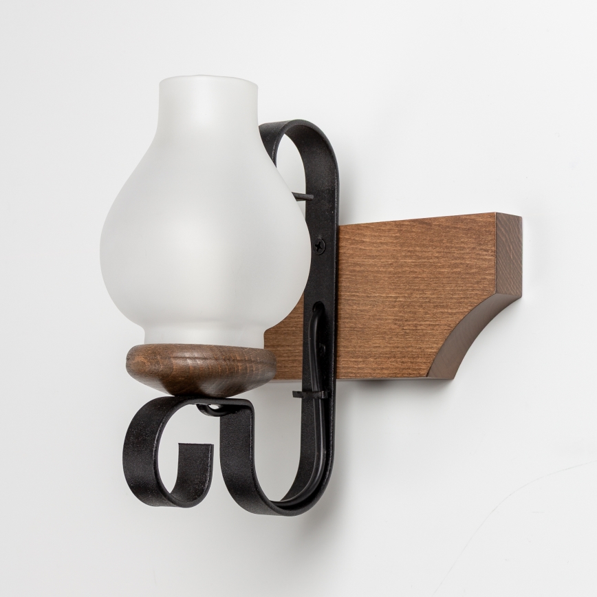 Brilagi - Wandleuchte QUEEN 1xE14/40W/230V Buche/Walnuss