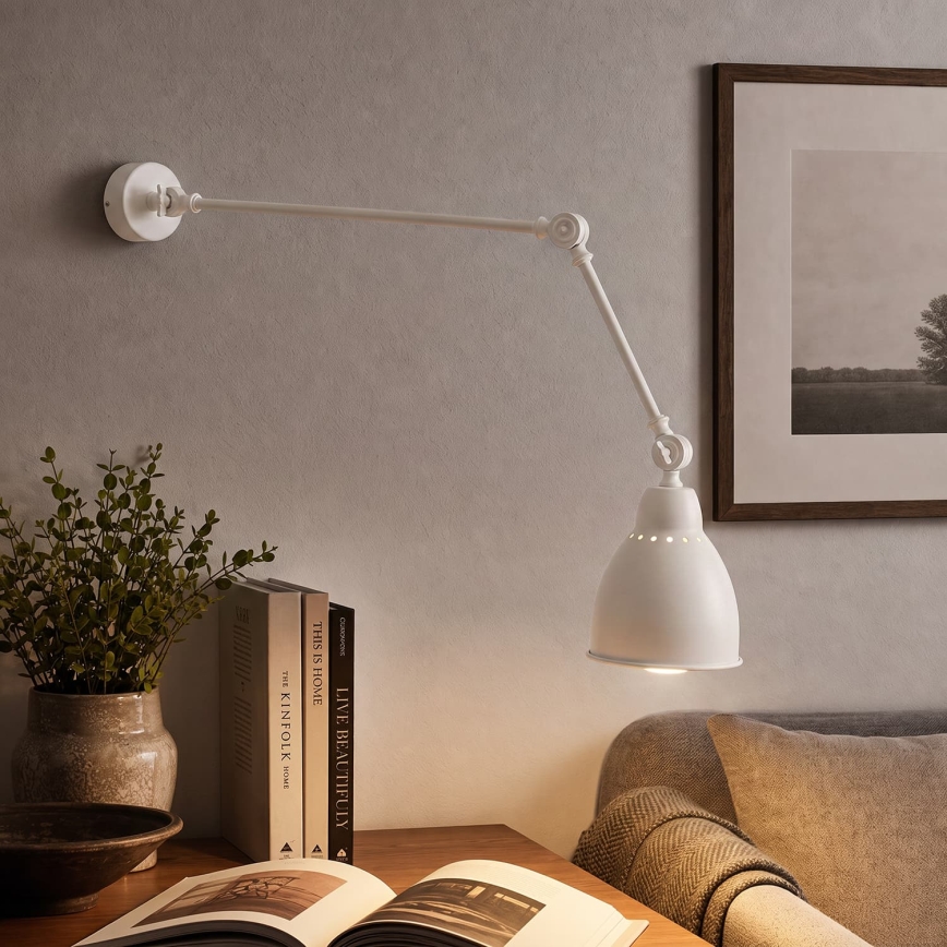 BRILAGI - Wandleuchte QUILL 1xE27/40W/230V 83 cm weiß
