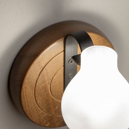 Brilagi - Wandleuchte ROATA APLICA 1xE14/40W/230V Buche/Walnuss