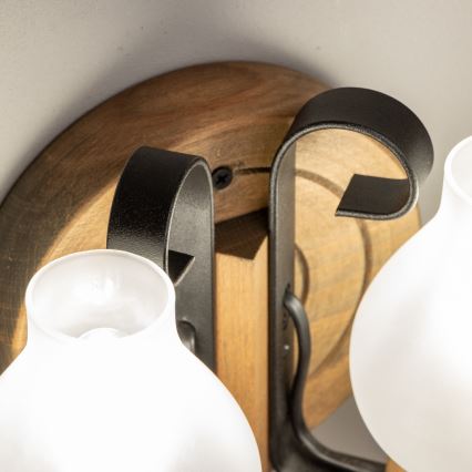 Brilagi - Wandleuchte ROATA APLICA 2xE14/40W/230V Buche