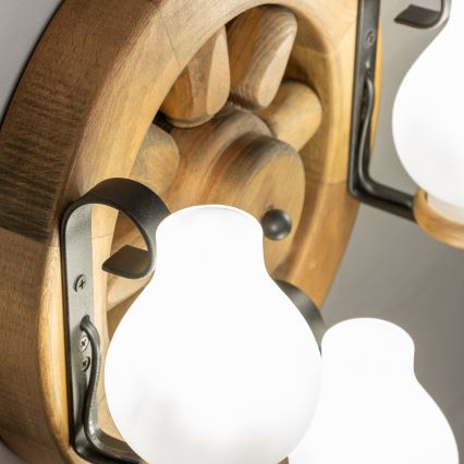 Brilagi - Wandleuchte ROATA APLICA 3xE14/40W/230V Buche