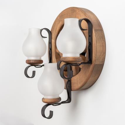 Brilagi - Wandleuchte ROATA APLICA 3xE14/40W/230V Buche