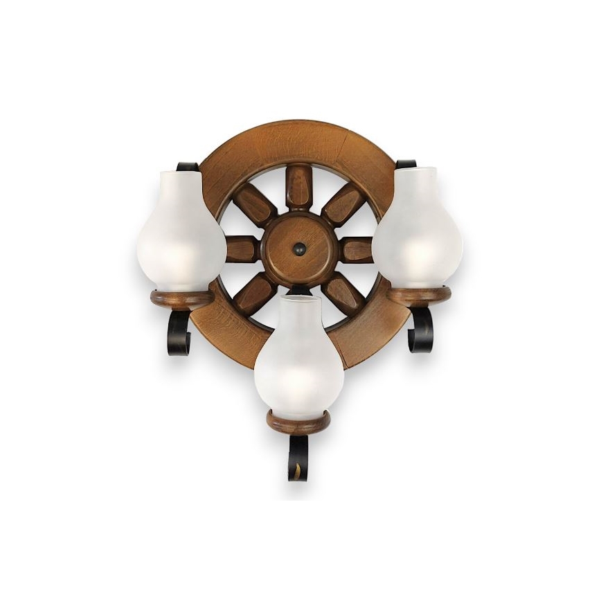 Brilagi - Wandleuchte ROATA APLICA 3xE14/40W/230V Buche/Walnuss