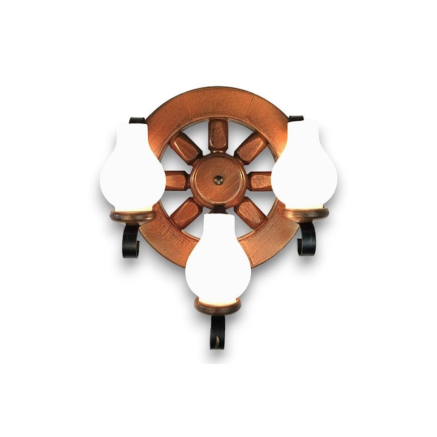 Brilagi - Wandleuchte ROATA APLICA 3xE14/40W/230V Buche/Walnuss