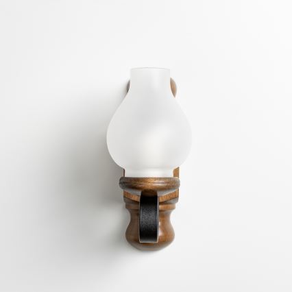 Brilagi - Wandleuchte RUSTIC 1xE14/40W/230V Buche/Walnuss