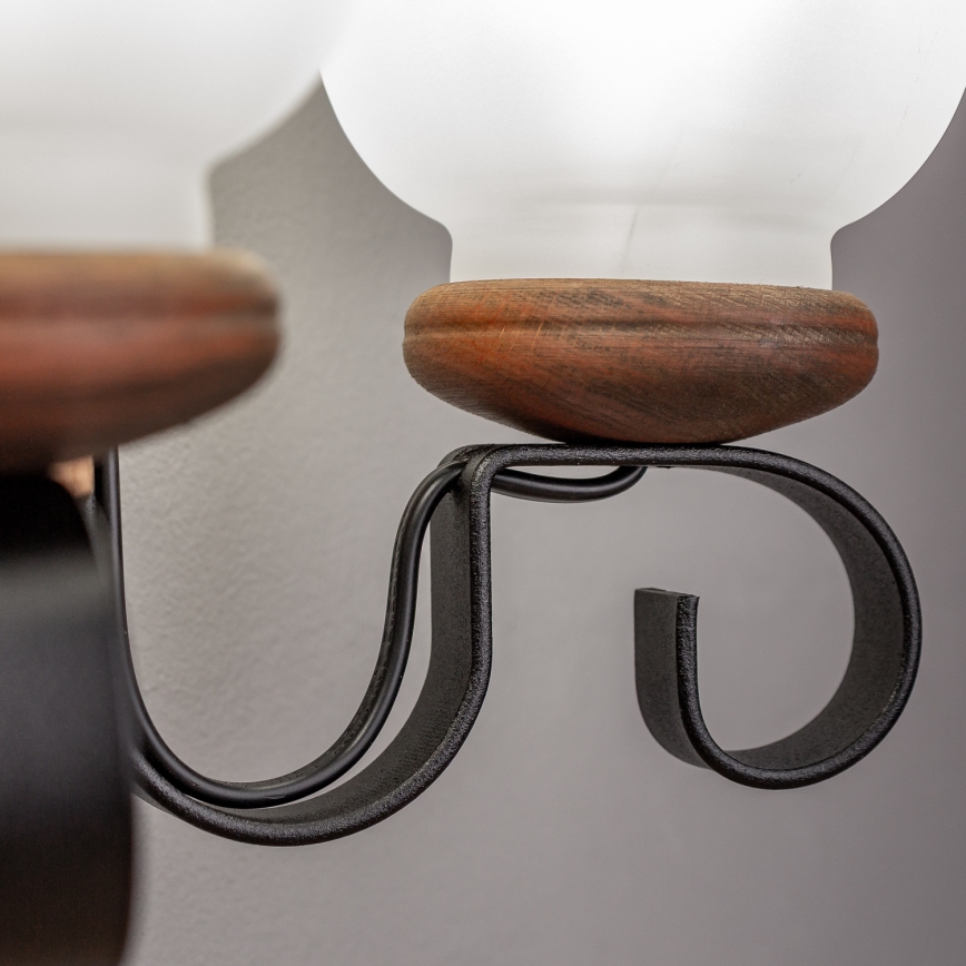 Brilagi - Wandleuchte RUSTIC 2xE14/40W/230V Buche