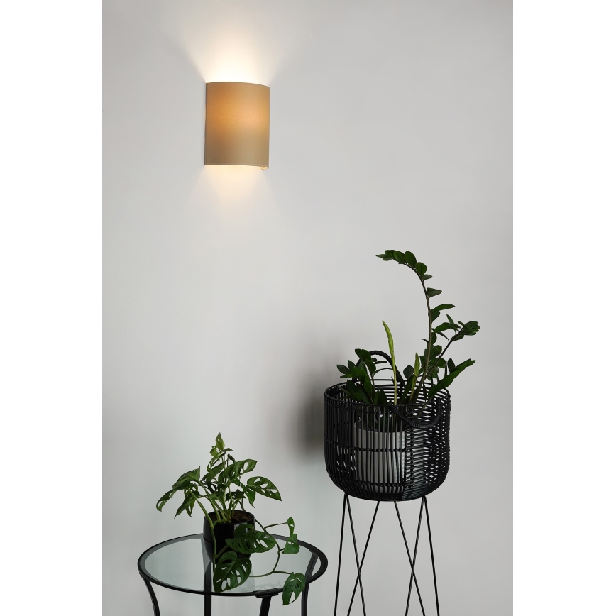 Brilagi - Wandleuchte SEMI 1xE27/15W/230V d 20 cm beige