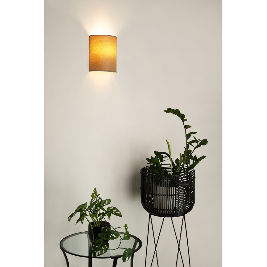 Brilagi - Wandleuchte SEMI 1xE27/15W/230V d 20 cm beige