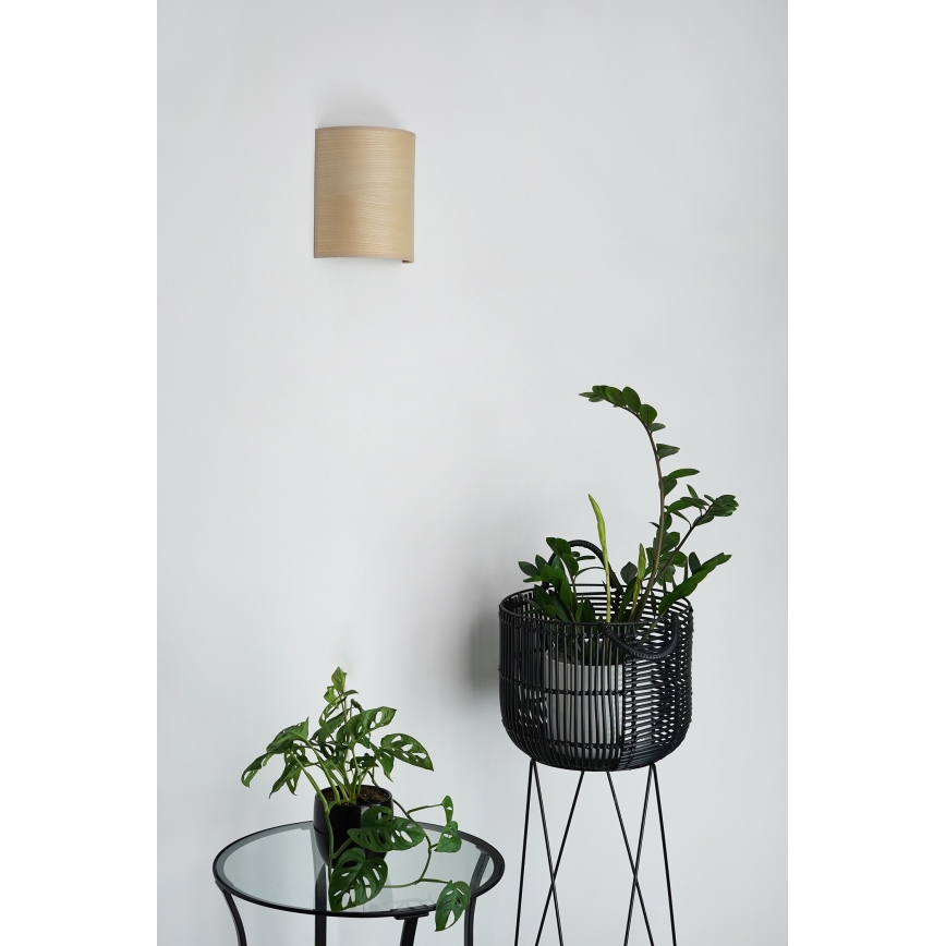 Brilagi - Wandleuchte SEMI 1xE27/15W/230V d 20 cm beige