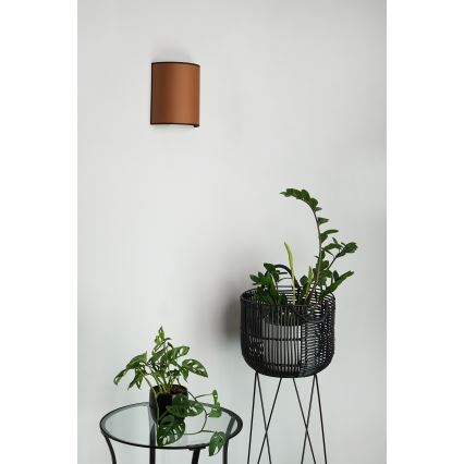 Brilagi - Wandleuchte SEMI 1xE27/15W/230V d 20 cm braun