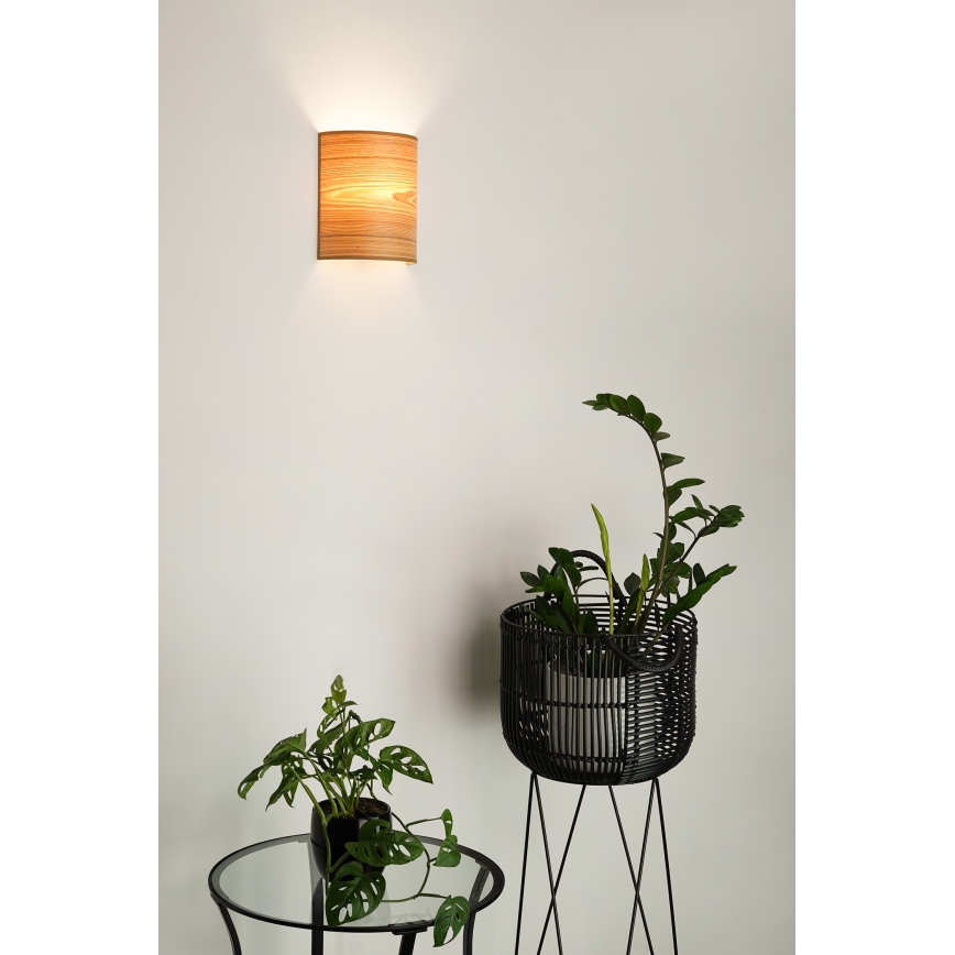 Brilagi - Wandleuchte SEMI 1xE27/15W/230V d 20 cm braun
