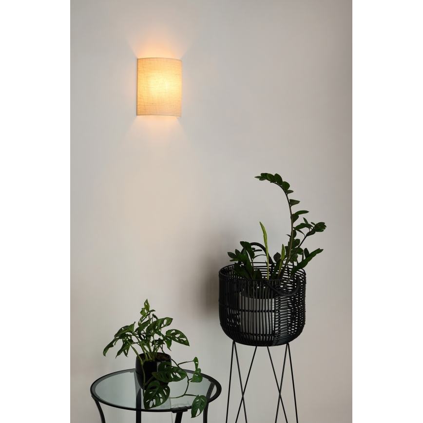 Brilagi - Wandleuchte SEMI 1xE27/15W/230V d 20 cm cremefarben