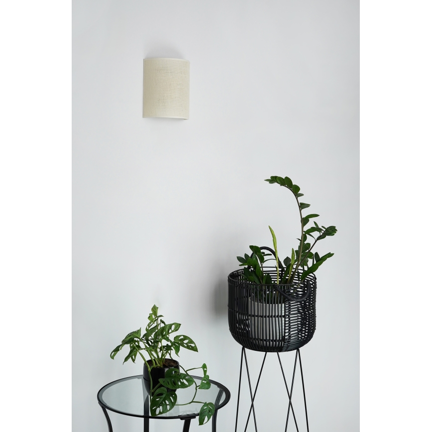Brilagi - Wandleuchte SEMI 1xE27/15W/230V d 20 cm cremefarben