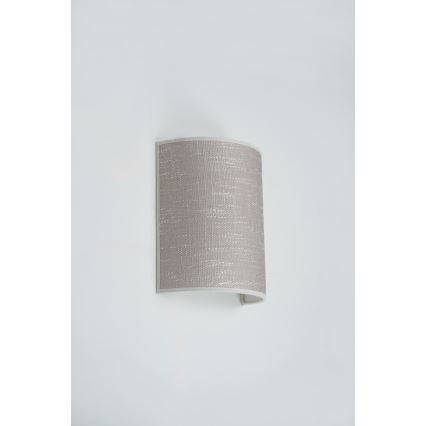 Brilagi - Wandleuchte SEMI 1xE27/15W/230V d 20 cm dunkelgrau