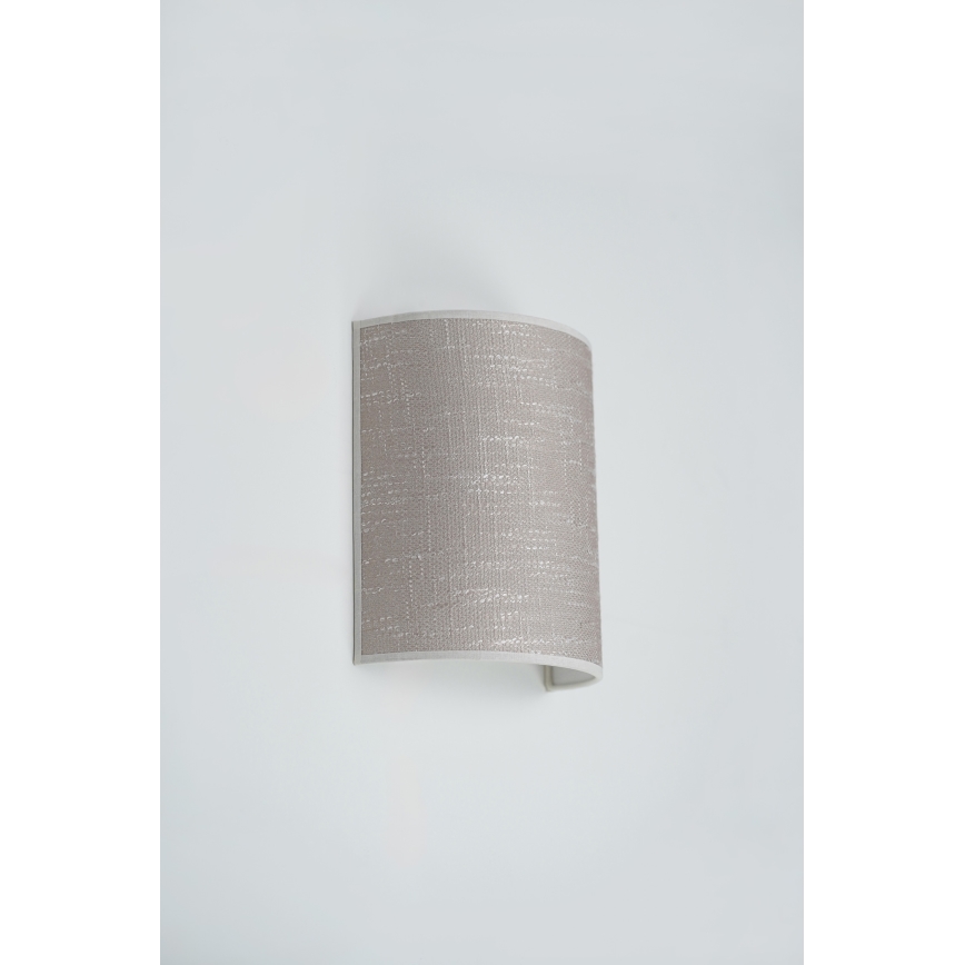 Brilagi - Wandleuchte SEMI 1xE27/15W/230V d 20 cm dunkelgrau