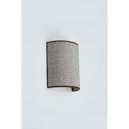 Brilagi - Wandleuchte SEMI 1xE27/15W/230V d 20 cm grau
