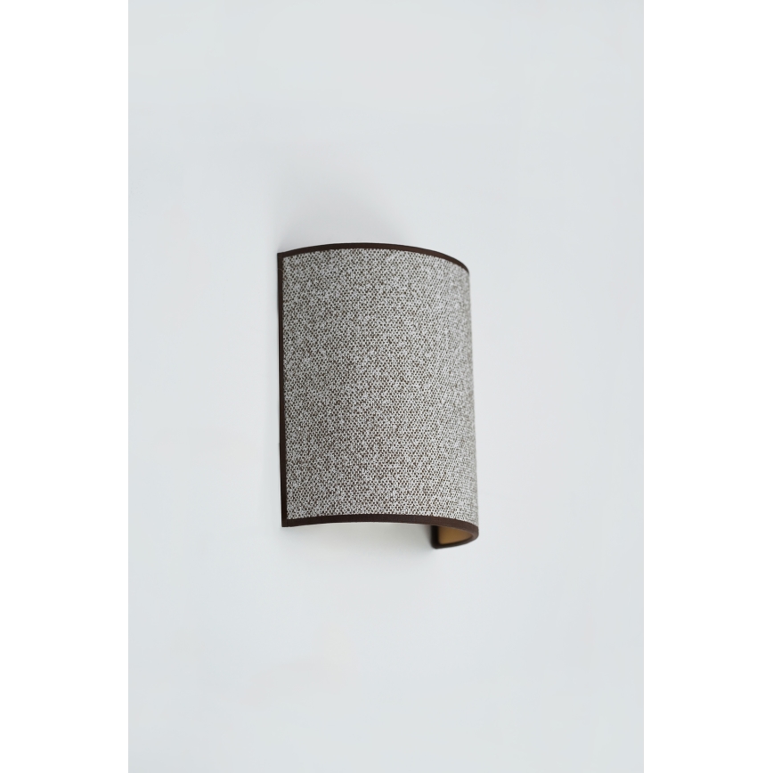 Brilagi - Wandleuchte SEMI 1xE27/15W/230V d 20 cm grau
