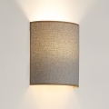 Brilagi - Wandleuchte SEMI 1xE27/15W/230V d 20 cm hellgrau