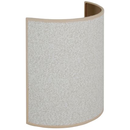 Brilagi - Wandleuchte SEMI 1xE27/15W/230V d 20 cm hellgrau