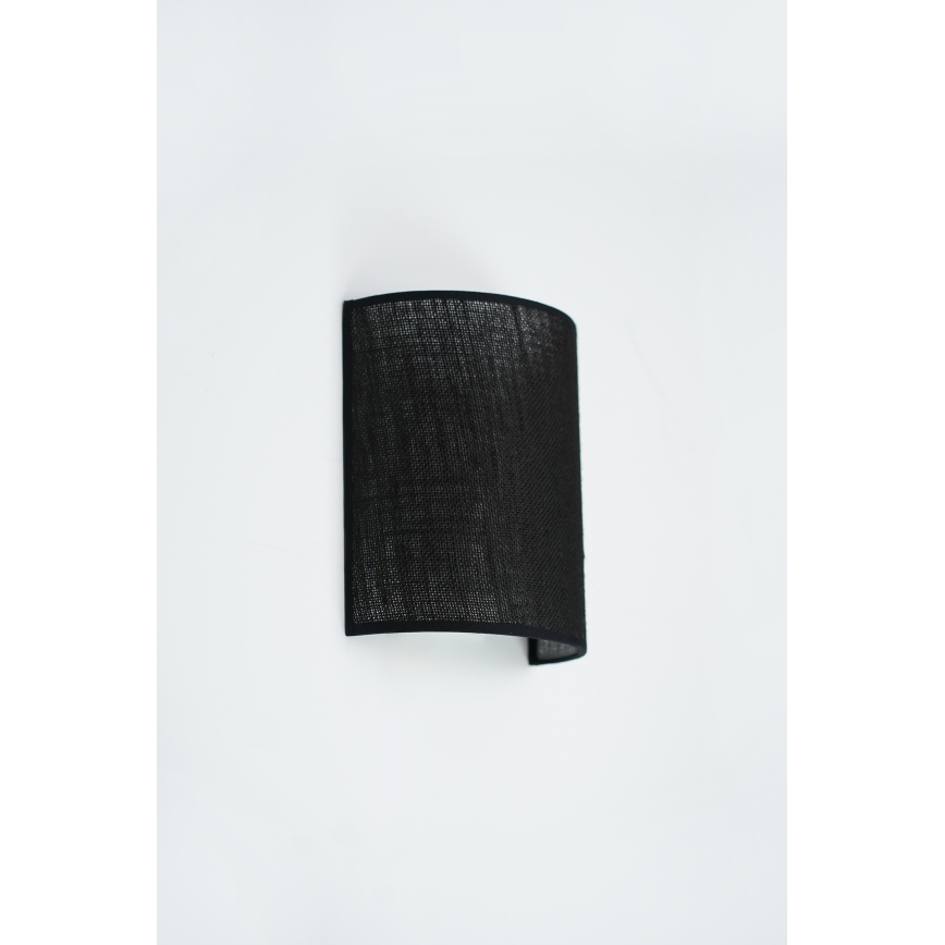 Brilagi - Wandleuchte SEMI 1xE27/15W/230V d 20 cm schwarz